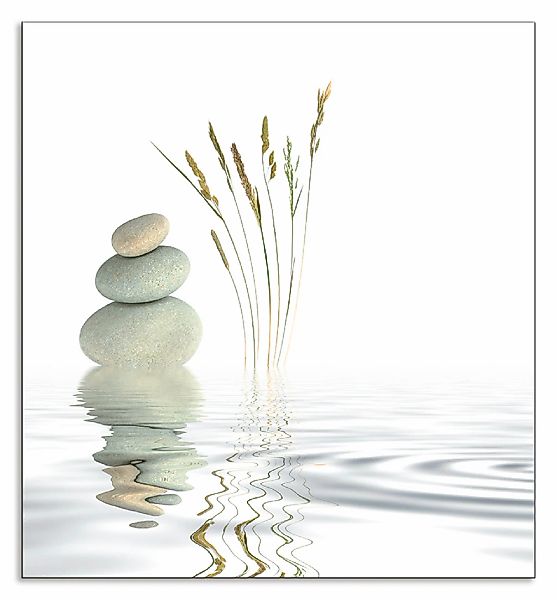 Artland Küchenrückwand "Zen Friede", (1 tlg.), Alu Spritzschutz mit Klebeba günstig online kaufen