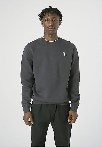 Cleptomanicx Sweatshirt "Embro Gull", mit kleiner Möwen-Stickerei günstig online kaufen