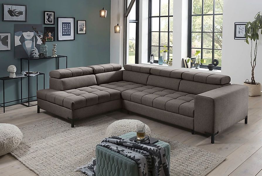 exxpo - sofa fashion Ecksofa "Bocco, hochwertige Verarbeitung, toller Sitzk günstig online kaufen