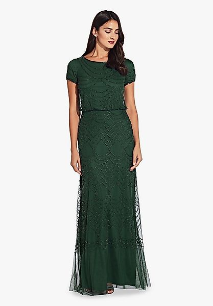 Adrianna Papell Abendkleid Blouson Beaded Long Dress Tailliert, figurbetont günstig online kaufen
