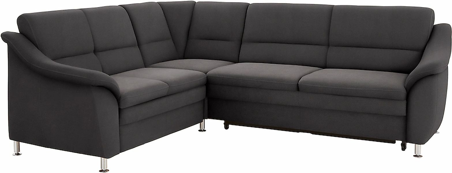 sit&more Ecksofa »Cardoso L-Form«, mit Federkern, wahlweise mit Bettfunktio günstig online kaufen