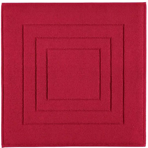 Vossen Badematten Feeling - Farbe: rubin - 390 - 60x60 cm günstig online kaufen