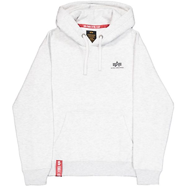 Alpha Industries  Sweatshirt Basic Hoodie SL - pastel grey melange günstig online kaufen