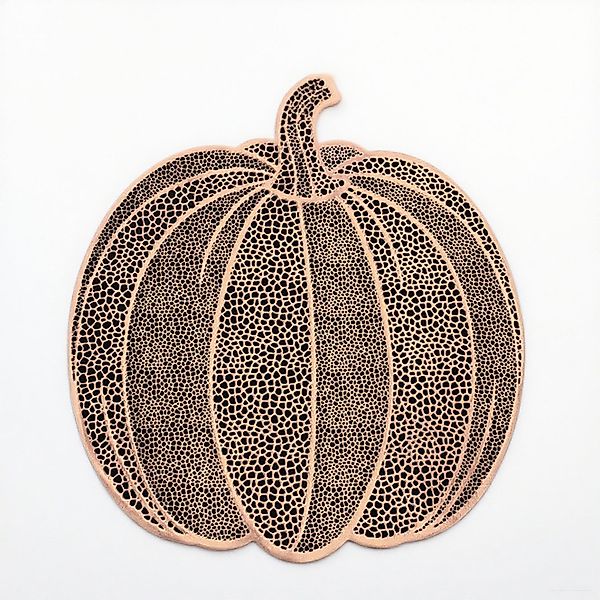 CLTYQ Platzset 6-teiliges Kürbis-Tischset, Tischsets mit günstig online kaufen