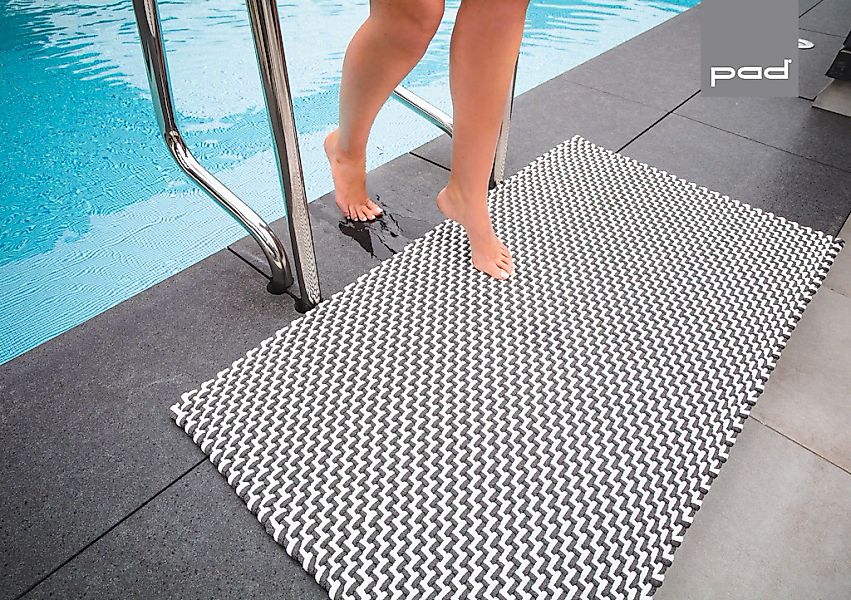 PAD Fußmatte "POOL, Schmutzfangmatte" rechteckig 15 mm Höhe handgewebt, In- günstig online kaufen