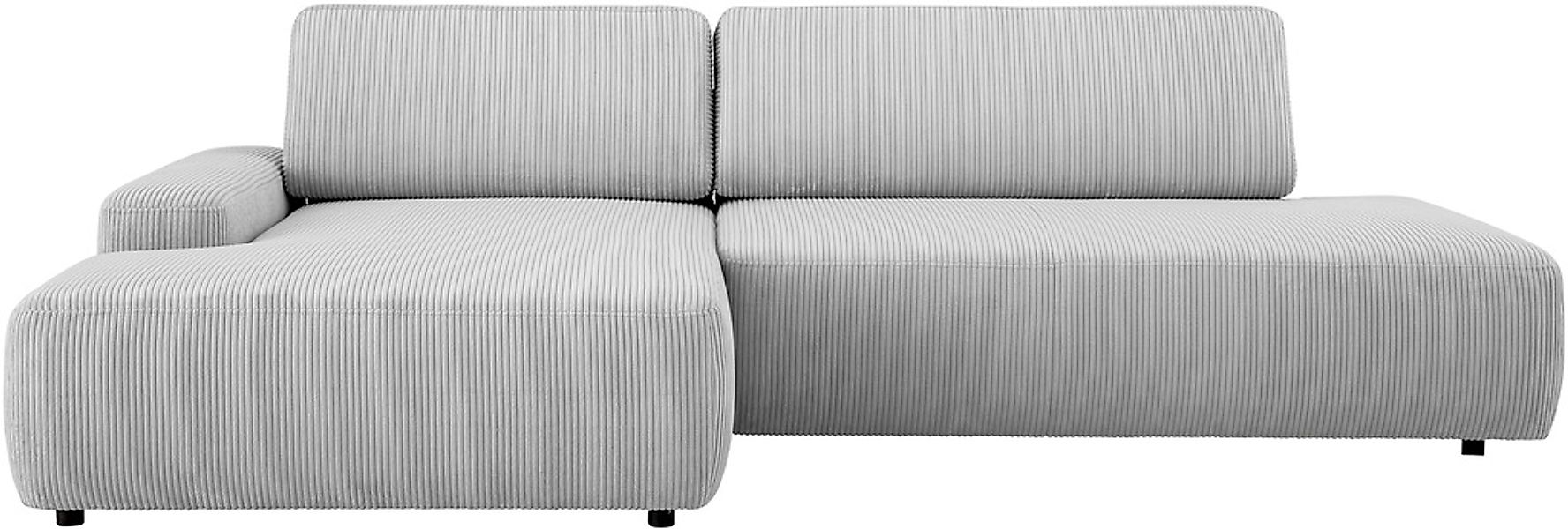 INOSIGN Ecksofa »TORGE, Schlafsofa Cord, Samtvelours u. Strukur fein, Couch günstig online kaufen