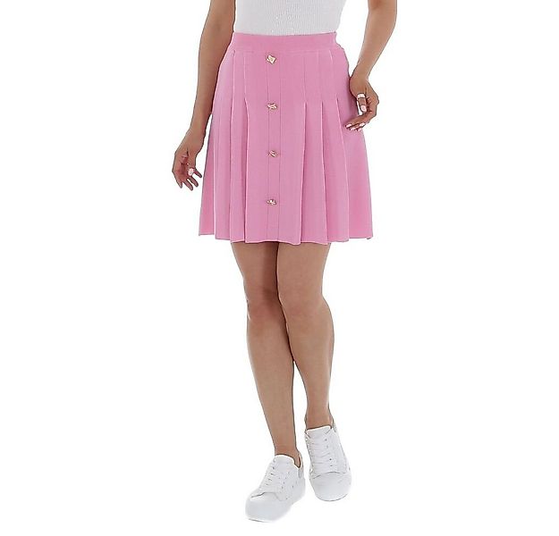 Ital-Design Bleistiftrock Damen Freizeit Knopfleiste Stretch Minirock in Ro günstig online kaufen