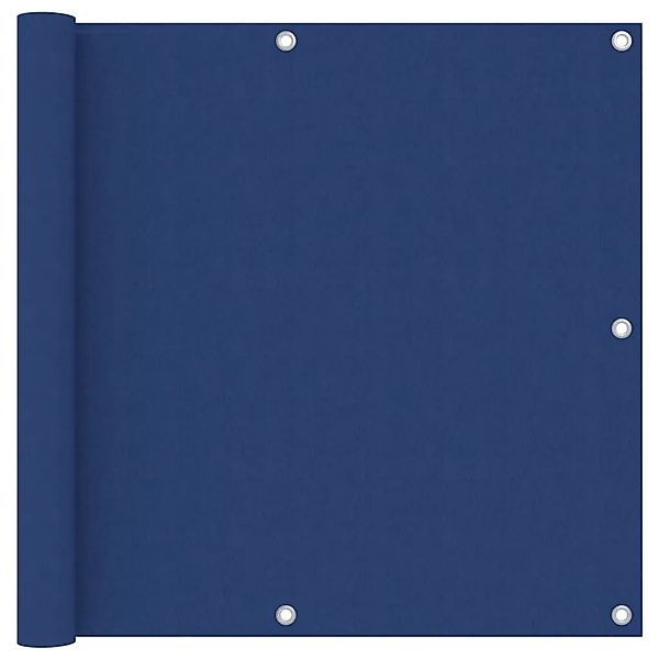 vidaXL Balkon-Sichtschutz Blau 90x600 cm Oxford-Gewebe 135015 günstig online kaufen