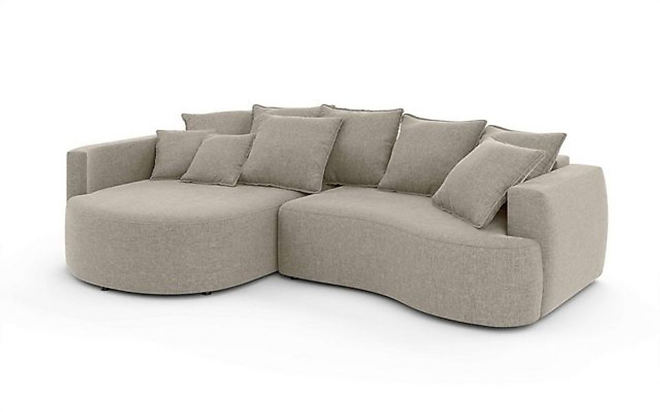 INOSIGN Ecksofa Kahekili mit Bettfunktion und Bettkasten, B/H/T 255/90/181 günstig online kaufen