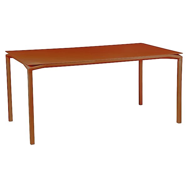 Calvi Garten-Tisch  160 x 80 cm Kandierte Orange günstig online kaufen