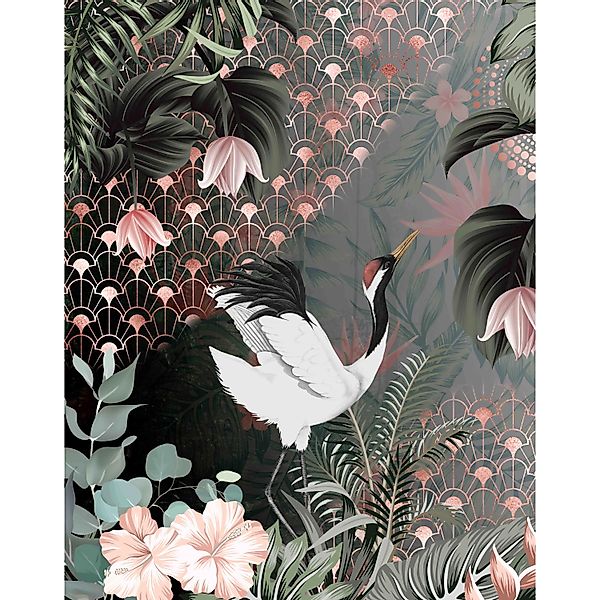 Marburg Fototapete Smart Art Gallery 9 Floral Modern Grün-Weiß FSC® günstig online kaufen