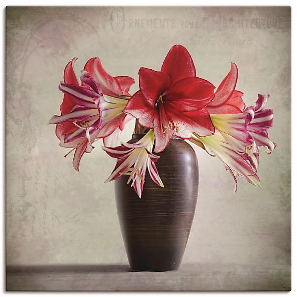 Artland Wandbild »Amaryllis Vintage II«, Blumen, (1 St.) günstig online kaufen