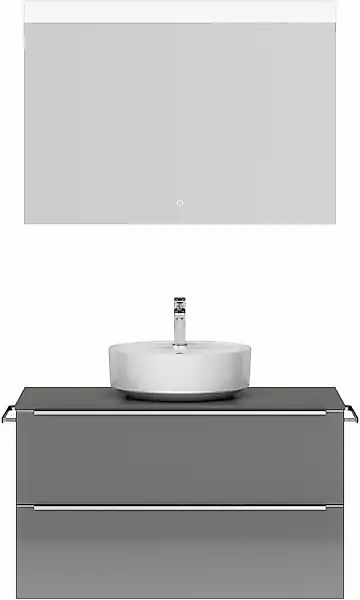 nobilia® Badmöbel-Set »Alvene« vormontiert, mit Soft-Close, 2 Stk. tlg. günstig online kaufen