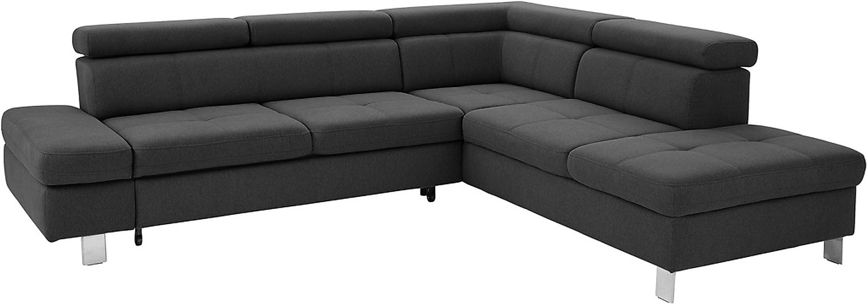 exxpo - sofa fashion Ecksofa »Fiji, L-Form«, mit Kopf- bzw. Rückenverstellu günstig online kaufen