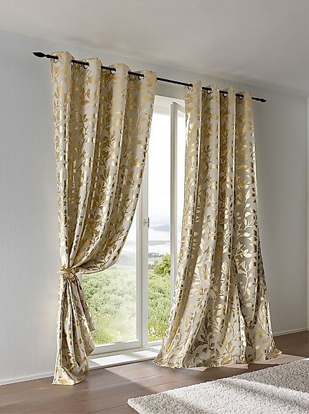 heine Gardine Dekoschal . (1 St), Ösen, blickdicht, Fertigstore gerade Form günstig online kaufen