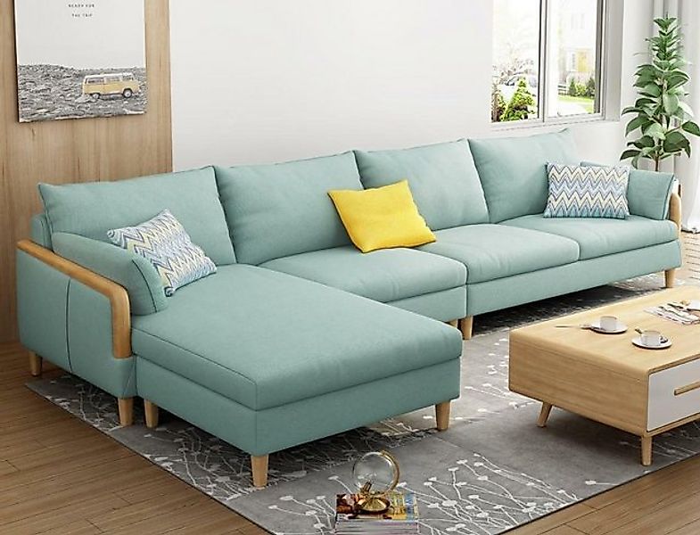 JVmoebel Ecksofa Eck Relax Sitz Möbel Wohnlandschaft L-form Polster Textil günstig online kaufen