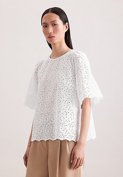 seidensticker Klassische Bluse Tunika Stickerei günstig online kaufen