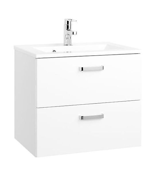 Waschtisch 60 mit 2 Auszügen Bologna von Held Möbel Weiß günstig online kaufen