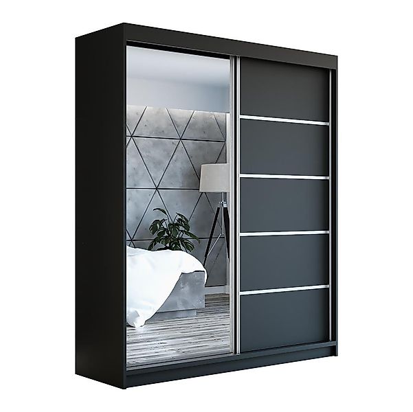 A&J MöbelLand GmbH Schiebetürenschrank GAPO mit Spiegel (TOP ANGEBOT! Geräu günstig online kaufen