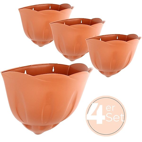 GarPet Blumentopf 4x Blumen Topf Wand günstig online kaufen