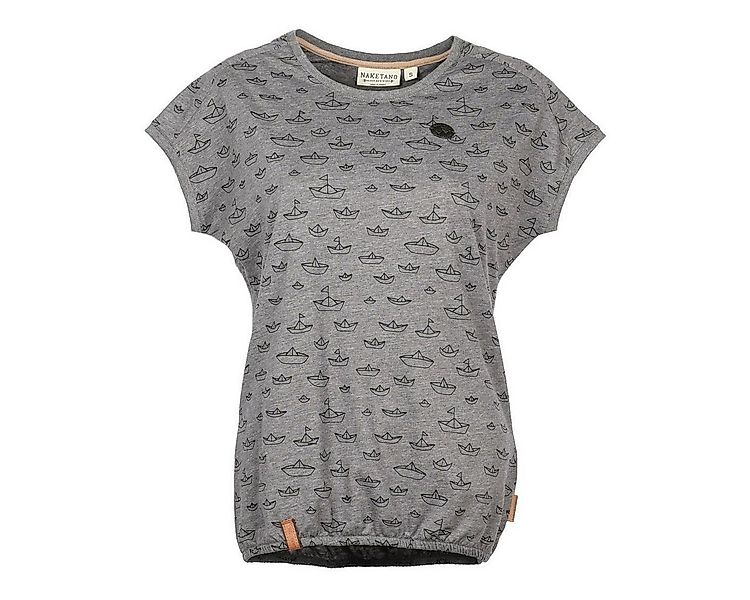 naketano T-Shirt Damen Darkgrey mit Bötchen günstig online kaufen