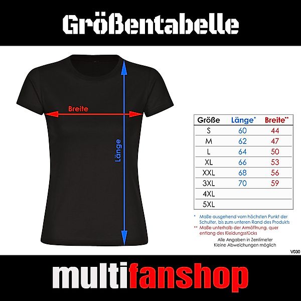 multifanshop T-Shirt Damen Brasilien - Brust günstig online kaufen
