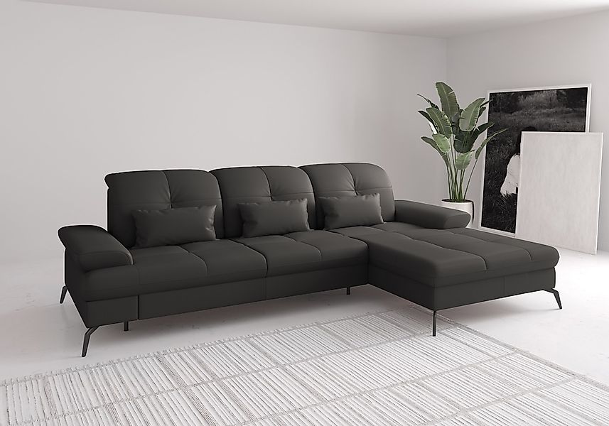 sit&more Ecksofa "Amica, L-Form, inkl. Sitztiefenverstellung & Armteilverst günstig online kaufen