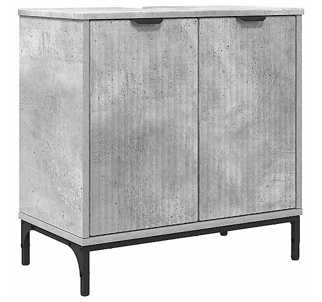 vidaXL Badezimmerspiegelschrank Waschbeckenschrank Beton Grau 60,5 x 33,5 x günstig online kaufen