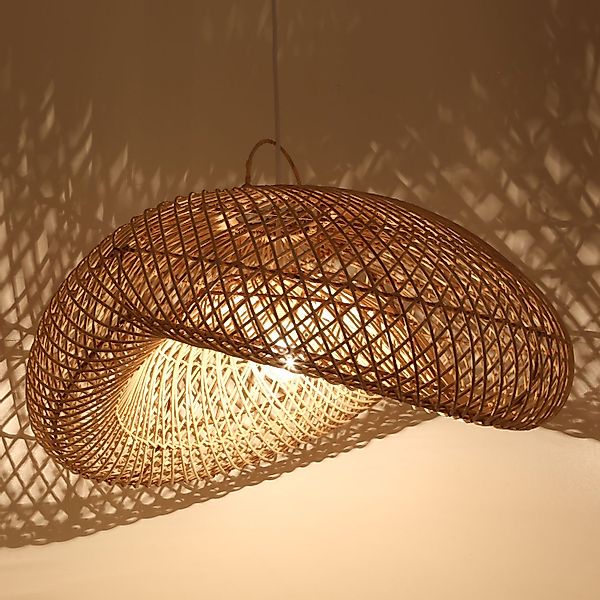 Casa Moro Deckenleuchten Rattan Lampe LUNA günstig online kaufen