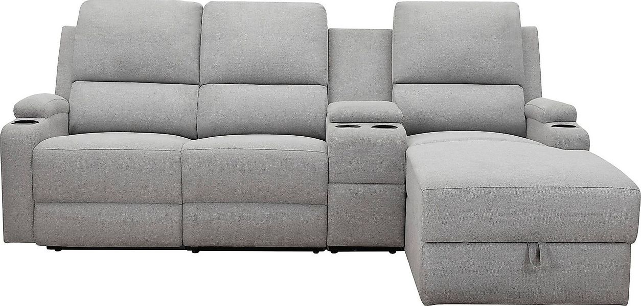 OTTO home Ecksofa NAPORI Multimediasofa, 3er Kinosessel XXL, L-Form, 3 Bezu günstig online kaufen