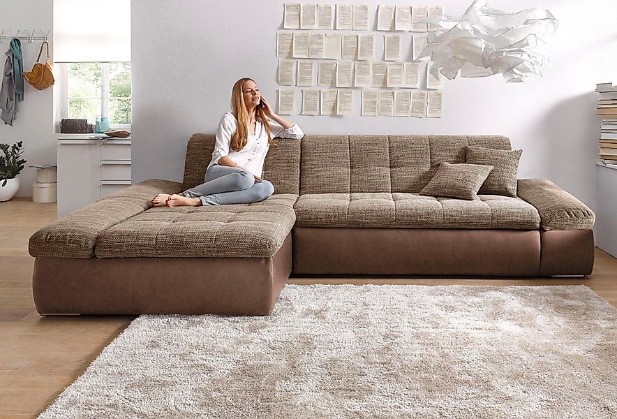 DOMO collection Ecksofa Moric, L-Form, XXL-Sofa günstig online kaufen