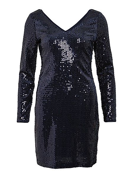 Vila Abendkleid Mini Pailletten V-Ausschnitt VISADIE günstig online kaufen