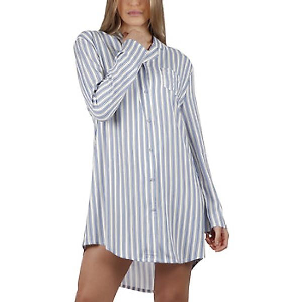 Admas  Pyjamas/ Nachthemden Langärmeliges Nachthemd Fashion Stripes günstig online kaufen