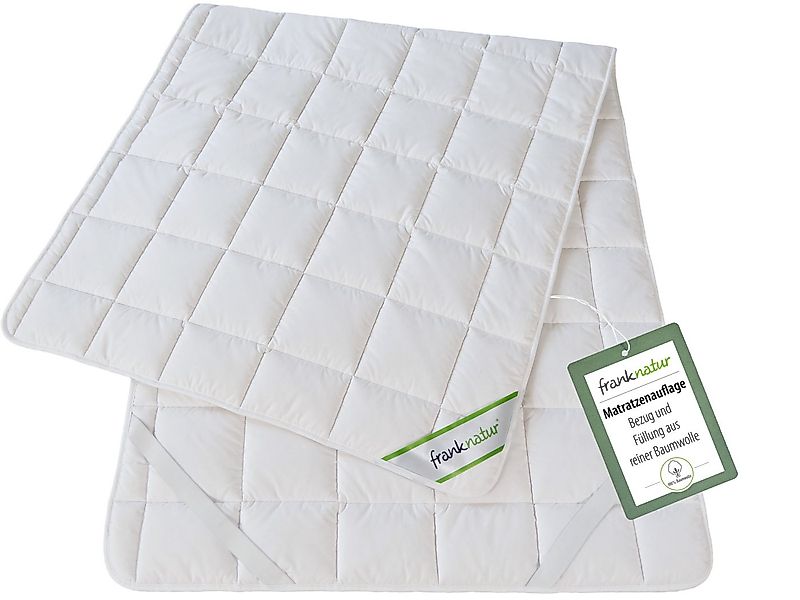 franknatur, Topper Unterbett Baumwolle, Baumwolle, Auflage aus reiner Baumw günstig online kaufen