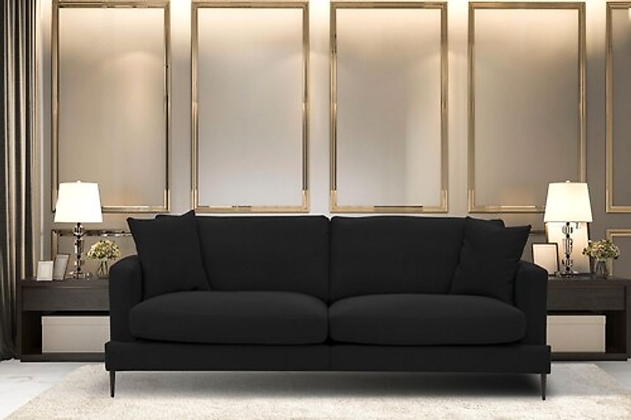 Leonique 3-Sitzer "Cozy elegantes Designsofa, Maße B/T/H: 211/97/80 cm" mit günstig online kaufen