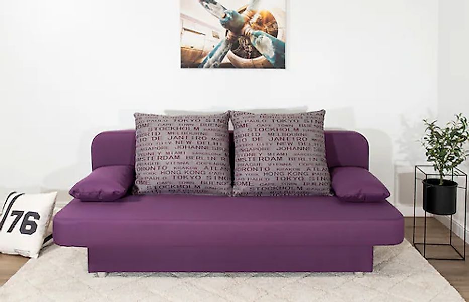 COLLECTION AB Schlafsofa »Ulla inkl. Bettfunktion und Bettkasten« günstig online kaufen