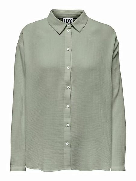 JACQUELINE de YONG Blusenshirt Elegantes Hemd Langarm Bluse in Knitteroptik günstig online kaufen