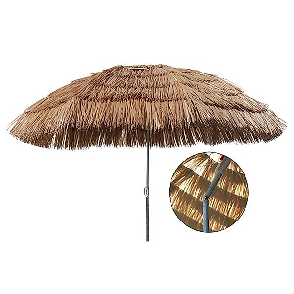 MOJAWO Hawaii Strandschirm Sonnenschirm Strand Schirm Gartenschirm Bastschi günstig online kaufen