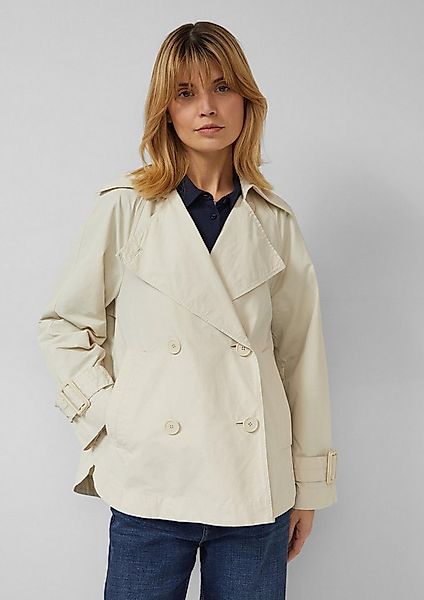 s.Oliver Funktionsjacke Outdoor-Jacke Cabanjacke im Relaxed Fit mit abgerun günstig online kaufen