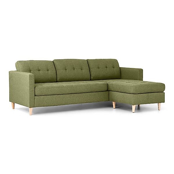 ebuy24 Marino Sofa Chaiselongsofa Rechts oder Links Gewendet in Grün Stoff günstig online kaufen