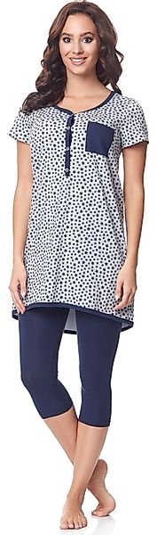 Be Mammy Umstandspyjama Damen Kurzarm Pyjama günstig online kaufen