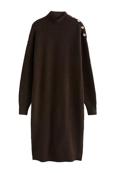Next Midikleid Midi-Strickkleid mit Stehkragen (1-tlg) günstig online kaufen