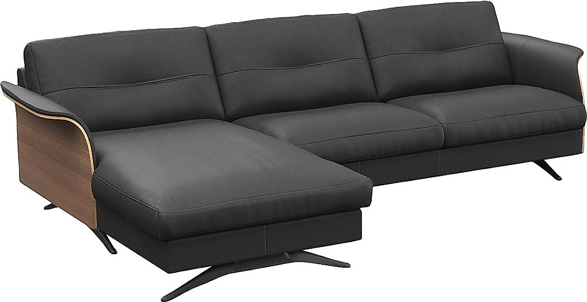 FLEXLUX Ecksofa »Glow, super bequem durch hochwertigem Sitzaufbau mit Feder günstig online kaufen