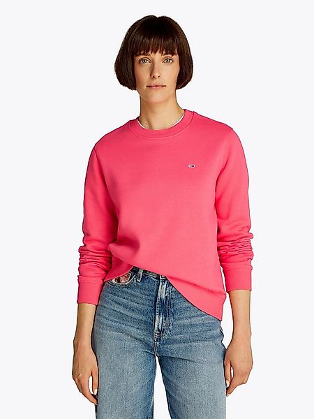 Tommy Jeans Sweatshirt TJW REG S FLAG CREW mit Logostickerei günstig online kaufen