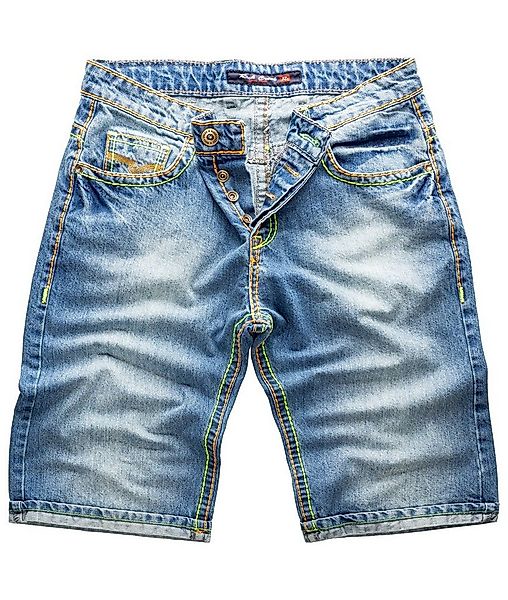 Rock Creek Jeansshorts Herren Shorts Denim Blau RC-2078 günstig online kaufen