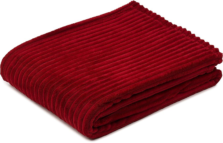 Wohndecke Feincord Kuscheldecke, Gözze, flauschig weich günstig online kaufen