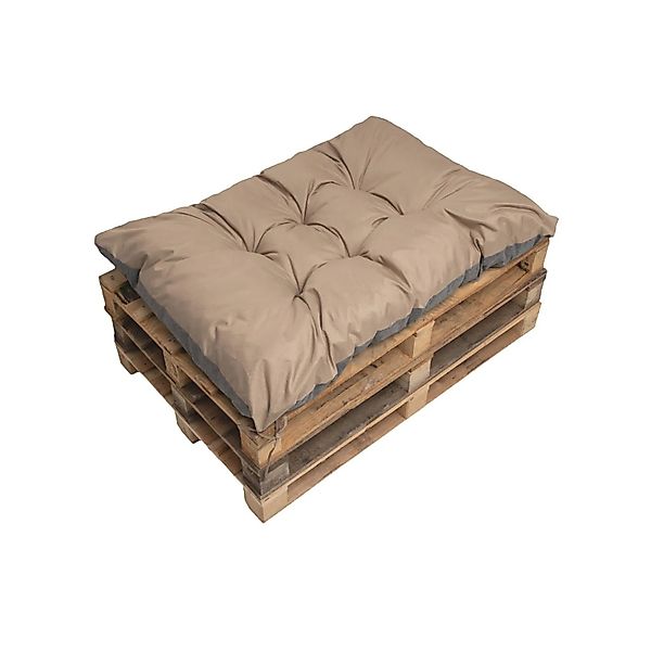 Setgarden Enkel one Palettenkissen 120x80 cm Sitzkissen 1tlg Beige günstig online kaufen