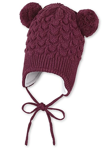 Sterntaler® Strickmütze Bommelmütze Struktur (1-St) günstig online kaufen