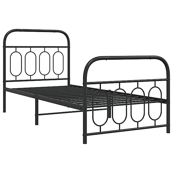 vidaXL Bett Bettgestell mit Kopf- und günstig online kaufen