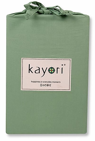 kayori Spannbettlaken "Kai" 100% Baumwolle günstig online kaufen